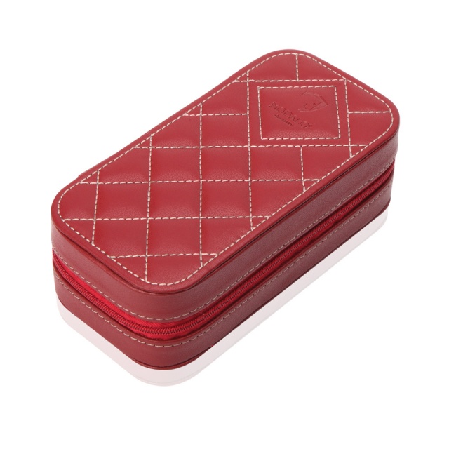 Invia Röd Etui för 2 klockor