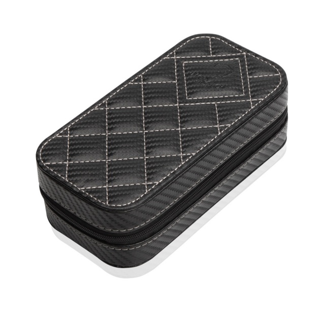 Invia Carbon Etui för 2 klockor