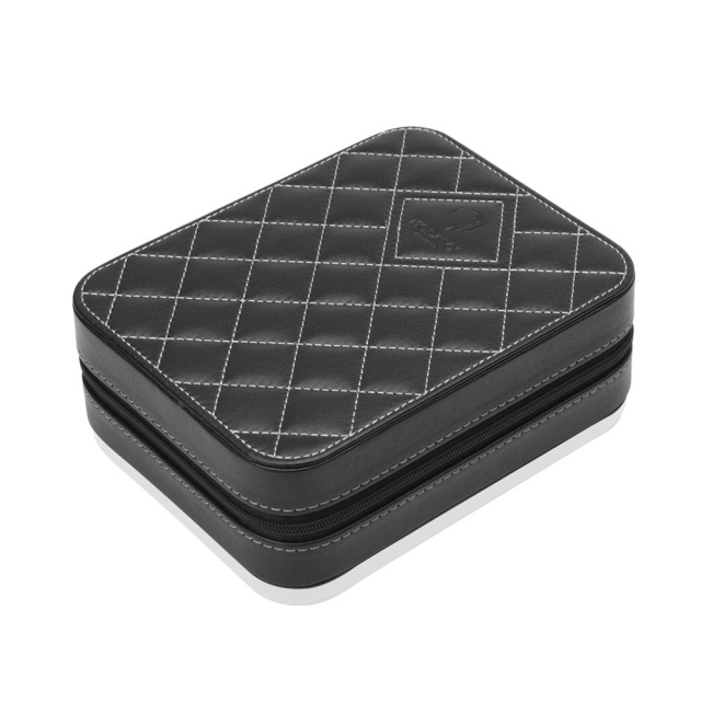 Invia Svart Etui för 4 klockor