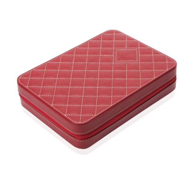 Invia Röd Etui för 8 klockor