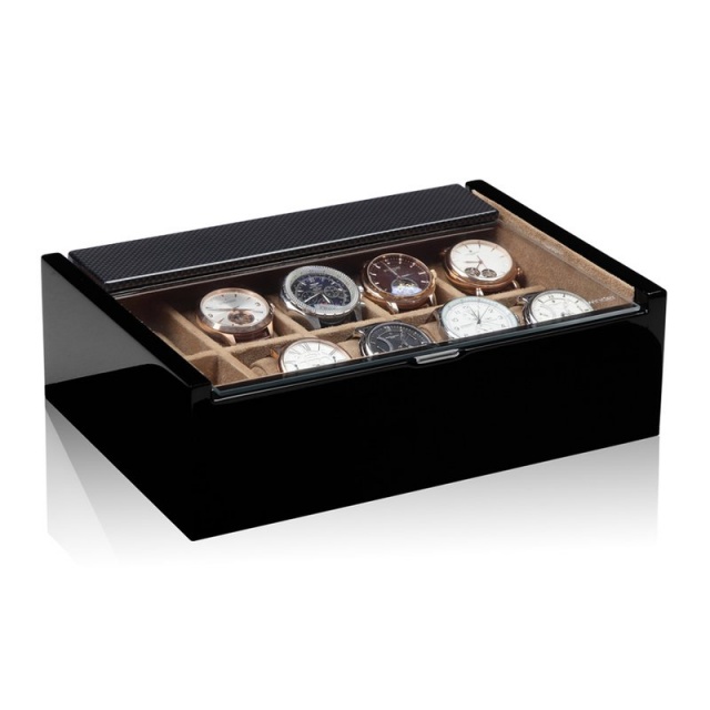 Lucia 10 Carbon – Box för 10 klockor