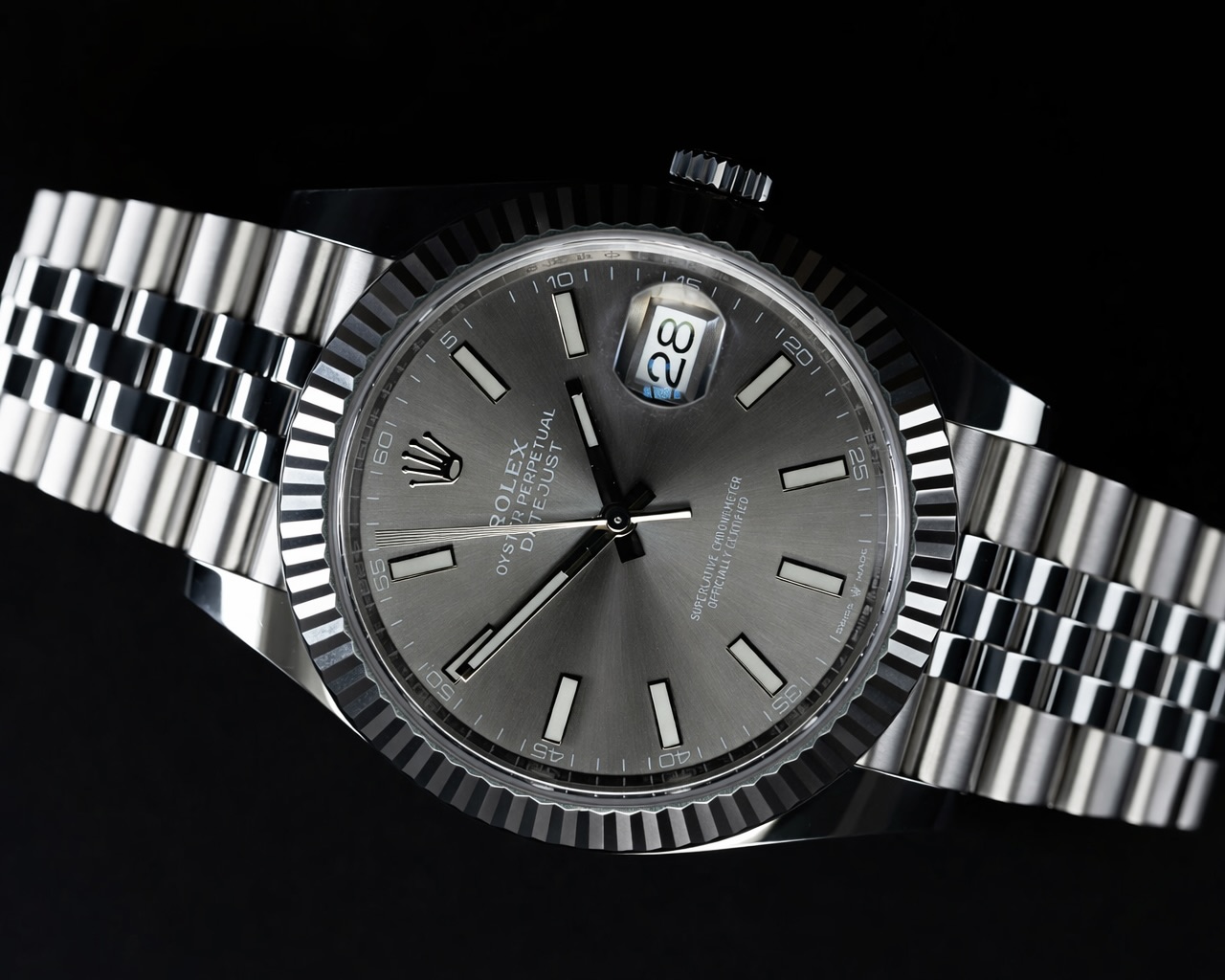 ROLEX Datejust 41 126334 Rhodium 2020 Nyskick
